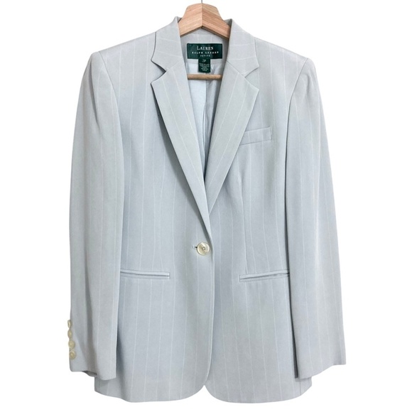 Lauren Ralph Lauren Jackets & Blazers - LAUREN RALPH LAUREN Martha's Vineyard Pinstriped Silk Blazer NEW